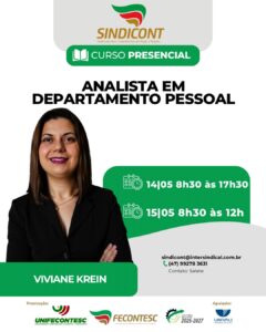Presencial: Analista em Departamento Pessoal